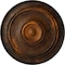 Ekena Millwork Small Classic Ceiling Medallion (Fits Canopies up to 10"), Hand-Painted Rust, 40 1/4"OD x 3 1/8"P CM40CLRUS - alternate 1